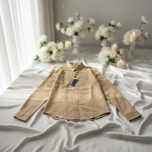 <span class=keywords><strong>Camicia</strong></span> da Uomo in <span class=keywords><strong>Lino</strong></span> R-L di Alta Qualità, Design Casual Classico e Confortevole, con Ricamo Personalizzato di Lusso - Product Image 3