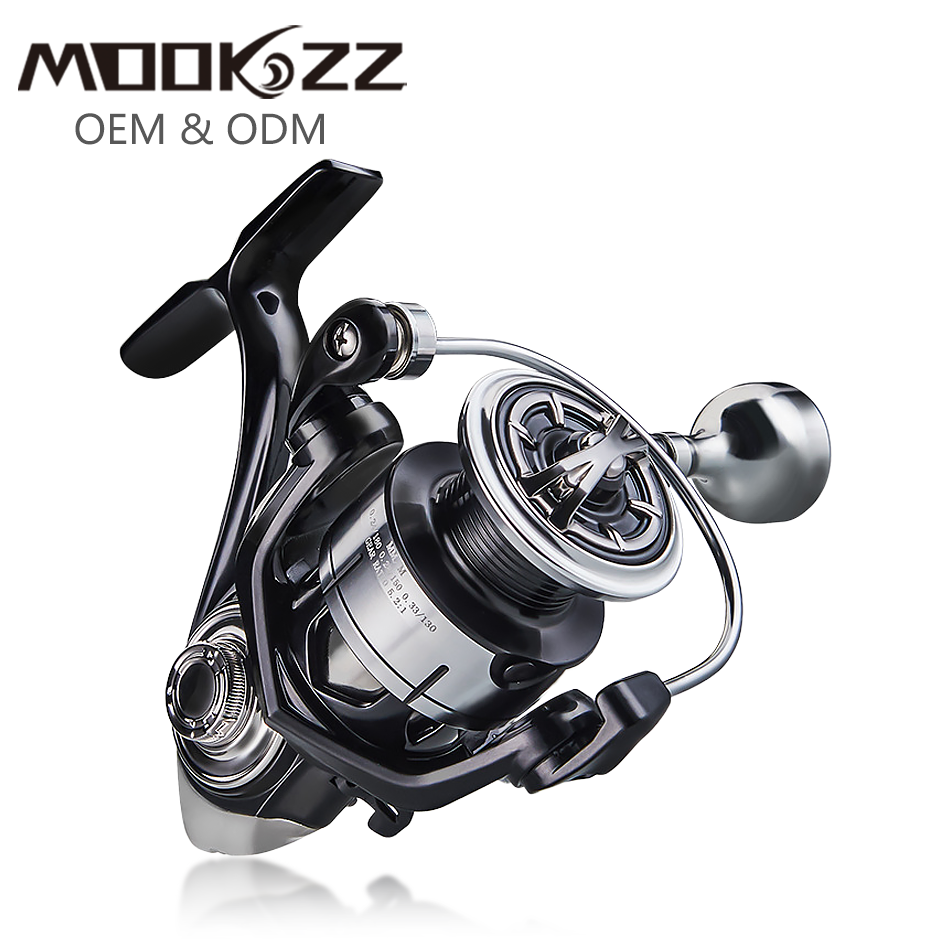anti rust fishing reels Palm Sized Reel for Easy Casting reduce wear Rooblinos HJ 5.2:1 Saltwater Spinning