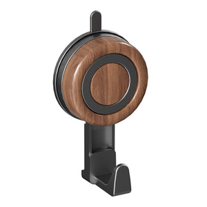 Vacuum Suction <b>Hook</b> Round Wall Mounted Punch Free Storage Organizer For <b>Kitchen</b> Bathroom Entryway - Product Image 5