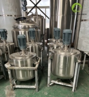 Cuve de mélange en acier inoxydable de qualité alimentaire avec agitateur pour la production de sauce chocolat, crème, cacao et confiseries