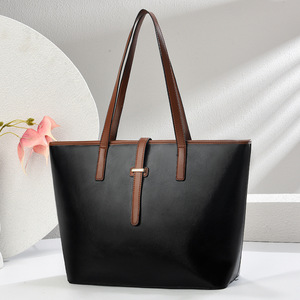 New Solid Color <strong>Tote</strong> <strong>Bag</strong>, Underarm <strong>Bag</strong>, Large Capacity Shoulder <strong>Bag</strong>, Hot-selling Women's <strong>Tote</strong> <strong>Bags</strong> - Product Image 1