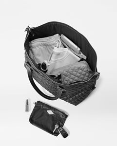 Sac fourre-tout professionnel pour femme, capacité 30L, tissu Oxford <span class=keywords><strong>REC</strong></span>, bandoulière réglable, plusieurs poches - Product Image 3