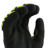 Sarung Tangan Kerja Pengaman MaxiPact Custom TPR Impact Protection Cut Level 4 Berlapis Nitril Sandy Tahan Minyak untuk Pekerjaan Berat