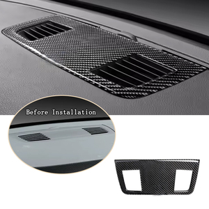 Pour BMW Série 3 E90 de 2005 à 2012, accessoires intérieurs de console centrale en fibre de carbone souple, kits d'autocollants de garniture intérieure BMW E90 - Product Image 6