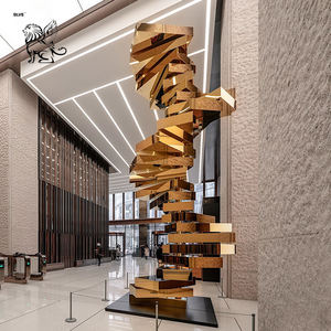 Statue de <span class=keywords><strong>hache</strong></span> géante en acier inoxydable, décoration de jardin personnalisée BLVE, sculptures métalliques d'extérieur - Product Image 3