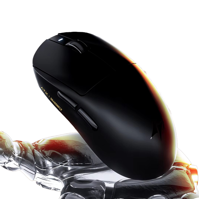 ATK Dragonfly A9Ultra Wireless Mouse Optical Sensor 30000dpi LED E-sports Gaming Ergonomic Computer Office Three-Mode Black