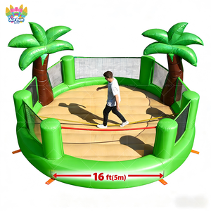 AirFunPro <span class=keywords><strong>Isla</strong></span> Inflable de PVC para Niños, <span class=keywords><strong>Castillo</strong></span> Interactivo Portátil para Interiores y Exteriores, Parque de Diversiones Inflable de PVC - Product Image 1