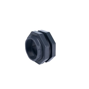 Popular PVC plastic bulkhead fittings low price and high quality