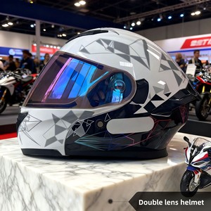 Nouveau casque de moto modulable transfrontalier à double visière unisexe toutes saisons pour touring et cruiser 3XL - Product Image 2