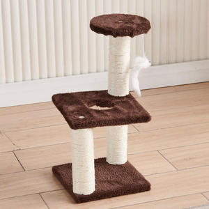 Density Board Cat Climbing <b>Frame</b> Minimalist Model Little 023 3-Level Simple Cat Jumping Platform Scratching - Product Image 4