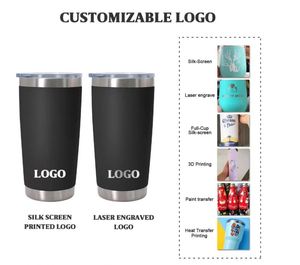 Tasses à café isothermes personnalisées en acier inoxydable 304, mugs de voyage, sublimation avec logo - Product Image 3