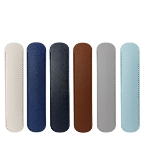 Hot Sale PVC And PU Leather Pen Bag Pen Cover Pen Box Can Be Hot Stamping Screen Printing Logo