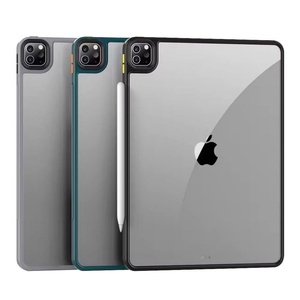 Étui pour tablette avec bouton indépendant détachable pour iPad Classic, coque arrière transparente simple en PC pour iPad Air Pro Mini, compatible avec les modèles de 8,3 à 13 pouces - Product Image 1