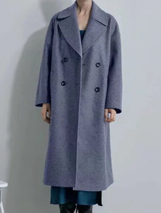 MYST & ZA mujer 2024 invierno nueva moda temperamento viaje solapa manga larga abrigo suelto chaqueta 3046293 - Product Image 2