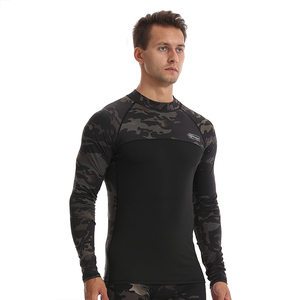 DF ESDY 175 Cross-border Hot Sale Outdoor Sports <b>Thermal</b> Warm Suit Underwear Autumn/Winter New Camouflage <b>Top</b> Polyester Spandex - Product Image 2