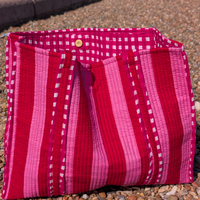 Sac fourre-tout matelassé en polyester à grande capacité, réversible, personnalisé, avec plusieurs motifs, vente en gros