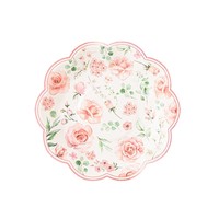 Assiettes en papier jetables rondes Padi de 7 pouces, vaisselle de fête, design moderne et simple, Zhejiang Chine