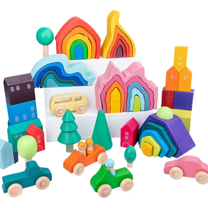 2025 nuovo arrivo <span class=keywords><strong>bambini</strong></span> in legno arcobaleno gioco educativo giocattolo creativo impilamento giocattolo <span class=keywords><strong>per</strong></span> <span class=keywords><strong>bambini</strong></span> - Product Image 1