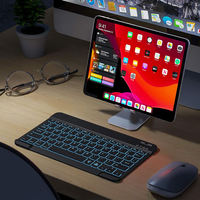 Meilleur clavier sans fil lumineux en Chine, clavier personnalisé OEM ODM, clavier sans fil RGB rechargeable