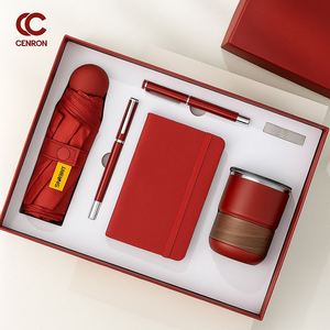 CL Luxury Leather Branded Stationery Gift Kit A5 Journal + Pen UV Printing Custom Color Options Bulk Order for Company Household - Product Image 6