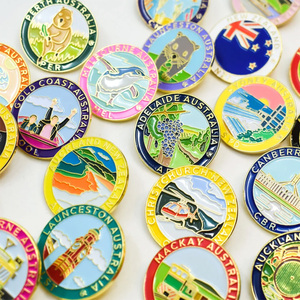 Chất lượng cao tùy chỉnh hàng loạt hợp kim kẽm mạ điện UV in sinh viên tốt nghiệp trường huy hiệu bền không dễ bị oxy hóa - Product Image 6