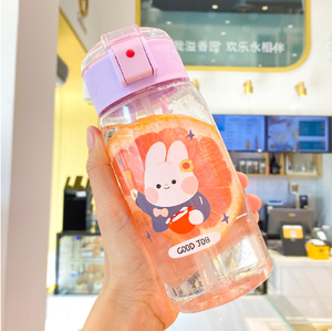 กระบอกน้ำสำหรับเด็ก,ถ้วยน้ำมีหูจับแบบพกพาขวดน้ำฤดูร้อน - Product Image 3