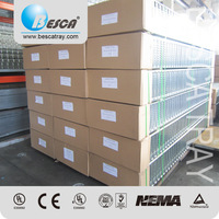 BESCA Chemin de câbles perforé en acier galvanisé, homologué UL, robuste, pour applications commerciales et industrielles