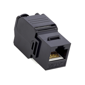 Chất lượng cao 180 độ RJ45 8P8C cat6A <span class=keywords><strong>Keystone</strong></span> Jack với mạ Vàng địa chỉ liên lạc AWG 24-26 Mạng Cáp mô-đun - Product Image 6