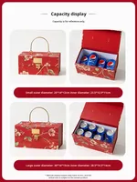 Boîte cadeau portable en carton avec motifs floraux dorés sur le thème de la forêt, pour mariage, demoiselles d'honneur, anniversaire, vide