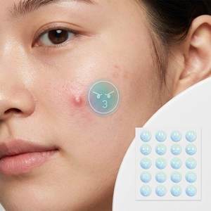 Adesivos Portáteis de Hidrocoloide para Acne a Laser (20 Peças) - Absorvem Pus e Espinhas para o Rosto - Product Image 1