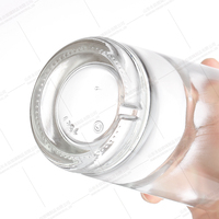Échantillon gratuit de bouteille de vin ronde de luxe en verre pour whisky vodka vide esprit liqueur 750ml 500ml 100ml bouteille de glace avec joint en liège