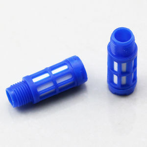 Negro azul PSU G1/8 G1/4 G3/8 G1/2 silenciador de escape de aire neumático de plástico filtro silencio de ruido para compresor de aire - Product Image 5