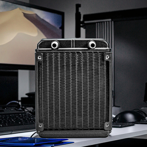 Socooler 120s-8 thanh nhôm bóng mang Hệ thống làm mát nước 12 đường thủy 25dba yên tĩnh thân thiện với môi trường cho máy tính - Product Image 1