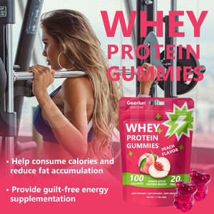 <span class=keywords><strong>Halal</strong></span> OEM Gummy Fabrikant 20g Wei-eiwit Spieropbouwer Elektrolyt Ondersteuning Hoge Proteïne Gummies - Product Image 4