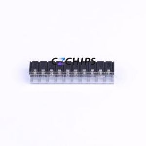 KF28S-7.62-10P Barrier Terminal Block Through hole Component (THT),P=7.62mm Connector With Cover Plate 7.62mm 1x10P Straight Pin - Product Image 1