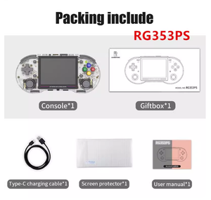 Consola de Juegos Portátil Retro <span class=keywords><strong>RG353PS</strong></span> de Código Abierto, GBAPSP Arcade Ambronic Inalámbrica - Product Image 2