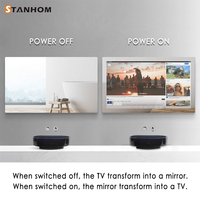 Miroir de Télévision Intelligent Android Tactile Étanche STANHOM CE FCC pour Salle de Bain 43"