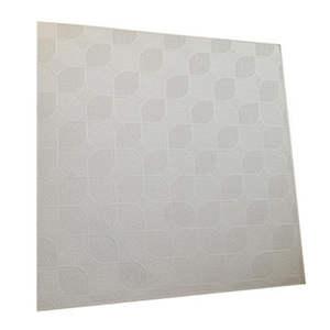 Plaques <span class=keywords><strong>de</strong></span> plâtre suspendues en gypse <span class=keywords><strong>de</strong></span> conception moderne, dalles <span class=keywords><strong>de</strong></span> plafond en <span class=keywords><strong>PVC</strong></span>, panneaux isolants <span class=keywords><strong>d</strong></span>écoratifs stratifiés pour projets - Product Image 2