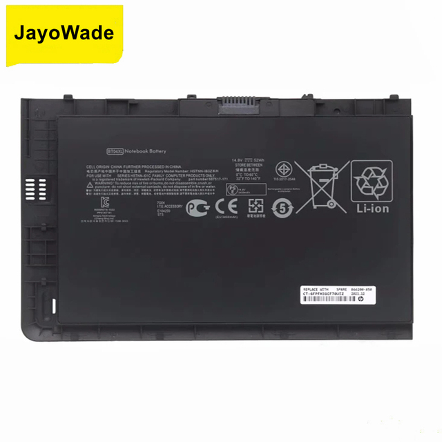 BT04XL Laptop Battery for HP EliteBook Folio 9470 9470M 9480M HSTNN-IB3Z HSTNN-DB3Z HSTNN-I10C BA06 687517-1C1 687945-001 BT04XL