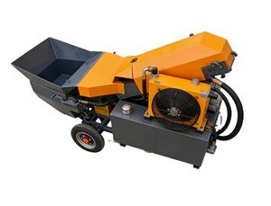 La pompe à béton peut transporter des granulats jusqu'à 3 cm de diamètre. Il convient au transport du béton dans la construction d'ouvrages d'ingénierie. - Product Image 2