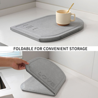 Tapis de bain en diatomite CC à absorption automatique d'eau et surface antidérapante pour usage domestique
