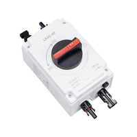 DC Solar IP66 Interruptores de aislamiento a prueba de agua Interruptor de desconexión PV Hecho en China 2 en 2 fuera