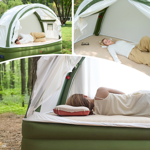 Lit de camping gonflable pour l'extérieur <span class=keywords><strong>Tente</strong></span> de lit d'extérieur Tissu Oxford imperméable pour le camping <span class=keywords><strong>Tente</strong></span> imperméable hors sol - Product Image 6
