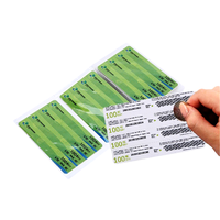 Carte à gratter de loterie Échantillon de logo de taille personnalisée Impression numérique Billets de loterie personnalisés Billet de loterie à gratter et à gagner
