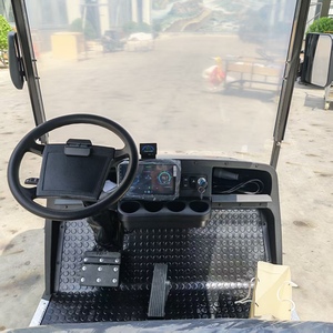 Voiturette de golf électrique 6 places tout-terrain avec vitesse de 30 km/h et autonomie de 30 km, contrôleur intelligent pour usage en station balnéaire - Product Image 3