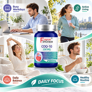Capsules de CoQ10 personnalisées Shecome pour la santé cardiaque, soutien sain, complément de CoQ10 pour femmes et hommes - Product Image 2
