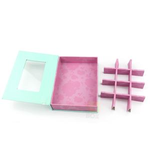 Boîte cadeau en chocolat Crown Win 20x7x4 avec séparateur, boîte cadeau en fraises avec fenêtre, boîte en papier pour sauce à tremper - Product Image 5