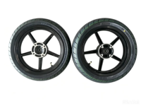 Nuevo Neumático de Rueda de 12 Pulgadas Colorido para Supermoto, Carcasa de Neumático para Carretera y Calle, Kit de Actualización para Yozma/Tuttio Pit Bike E-Dirt Bike