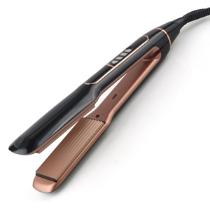 Morsetto elettrico per parrucchieri a piastra diritta per barbiere soffice piccola onda in ceramica di ferro per uso domestico e alberghiero - Product Image 3