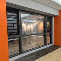 Ventanas abatibles de aluminio con aislamiento térmico de ventana de lujo Energy Star estándar canadiense